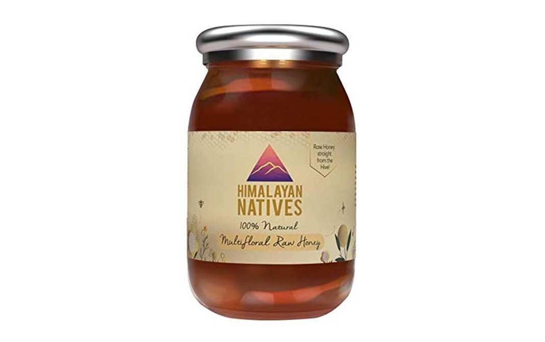 Himalayan Natives 100% Natural Multifloral Raw Honey   Glass Jar  250 millilitre